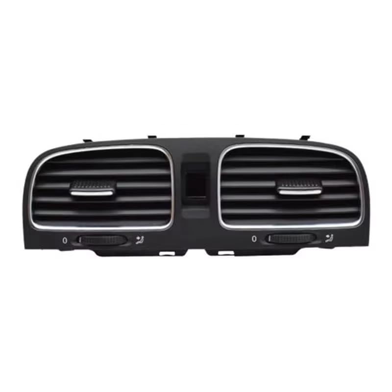 Grille climatisation Golf 6 aération centrale et latérale noire pour tableau de bord MK6