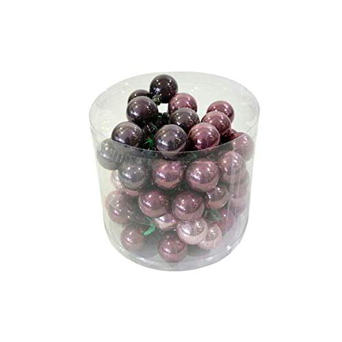 Boules en verre de qualité supérieure cerise mat brillant pour décoration de sapin