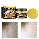 Acondicionador para Muebles de Madera - 80 Gramos de Brillante Restauradora | Limpiador para Gabinetes de Madera con Esponja | para Cocina Garaje Sótano Puerta de Armario Mesa de Casa Sala de Estar y
