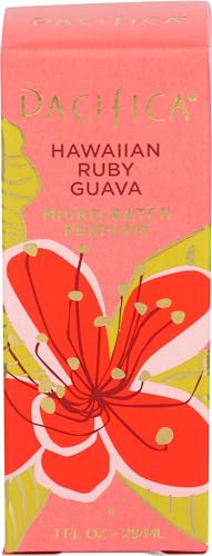 Pacifica Hawaiian Ruby Guava Spray Perfume - Vegan, Cruelty-Free Personal Fragrance with Essential Oils