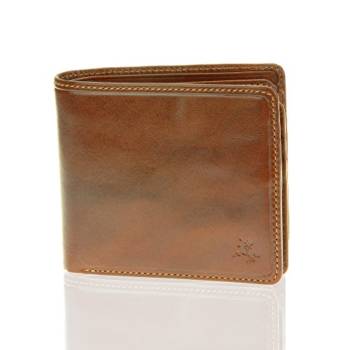 Visconti Tuscany 43 Secure RFID Blocking Genuine Leather Wallet (Tan)2