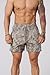BOOMLEMON Mens Mesh Graphic Print Shorts Fashion Designer Workout Shorts Retro Casual Cool Streetwear Short Pants(Tree Camo Green L)