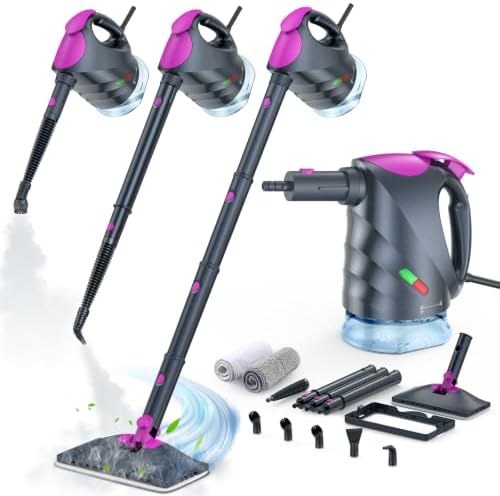 Steam Mop & Detachable Handheld Steam Cleaner with Chemical-Free ...