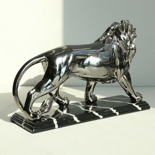 Escultura de León Lukitas en Resina para Decoración miniatura 6