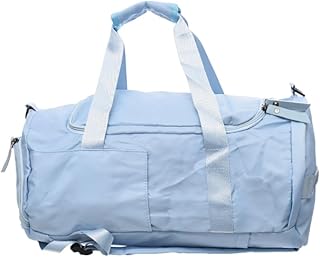 شنطة ظهر مقسمة 2 في 1 مقاومة للماء تحتوي على مقبضين من الجلد مع حزام قابل للتعديل ومساحة تخزين واسعة عملية مناسبة للجنسين