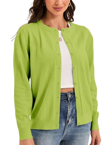UQOIIL Ladies 2025 Fall Lightweight Button Down...