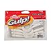 Berkley Gulp! Grub Fishing Soft Bait , Pearl White, 4"