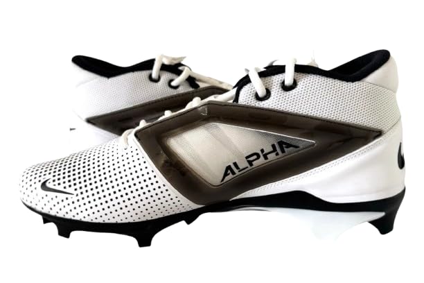 Image of Nike Alpha Menace 4 Elite Football Cleats (FD7036-600, University Red /Team Red /Black /White)