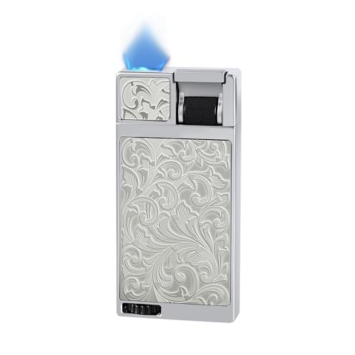 Encendedor de Mecha Plana Ajustable y Recargable miniatura 1