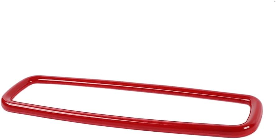 Car Rear View Mirror Protector Cover Inner Rearview Mirror Trim Frame for Ford F150 2015-2025/Mustang 2009-2025/Bronco 2021-2025/Bronco Sport 2021-2025 Car Interior Accessories (Red)