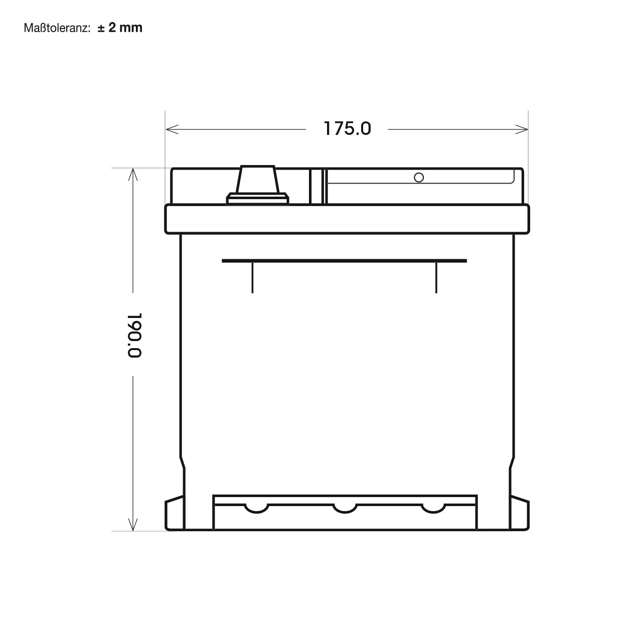 Solarbatterie 110Ah 12V Solar Akku Wohnmobil Boot Wohnwagen Camping Batterie