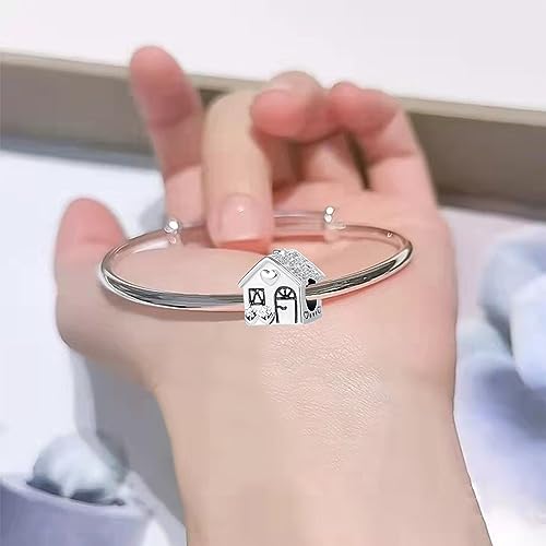 NARTGO Sweet Home Family House Charm Compatible with Pandora Charms Bracelets4