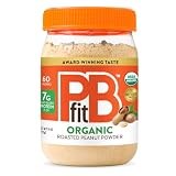 PBfit Organic Peanut Butter Powder 8 Oz, Peanut Spread with 7g Protein