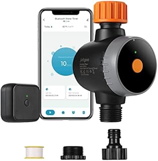 Johgee Water Timer WiFi Hub, Smart Sprinkler, Watering Computer, Control Irrigation System for Garden Lawn, Automatic Irrigation, Rain Delay, Manual Control