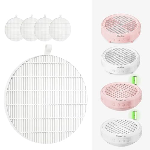 Image of MelodySusie HPro SProR Nail Dust Collector Replacement Filter,4 Pack Reusable Dust Filter for MelodySusie HPro SProR Nail Dust Vacuum Fan Collector Extractor Electric Dust Suction Machine