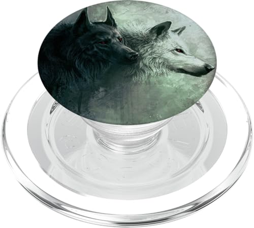 Wolf Wild animals for Wolves lovers Gift PopSockets PopGrip: Swappable Grip for Phones & Tablets PopSockets MagSafe PopGrip for iPhone