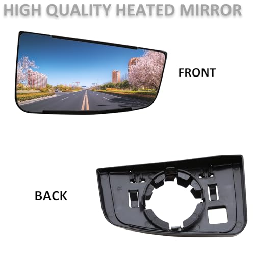Image of Right Passenger Side Mirror Replacement for Chevrolet Chevy Express 1500 2003-2014 Express 2500 3500 2003-2017 for GMC Savana 1500 2003-2014 Savana 2500 3500 2003-2017 Rear View Mirrors Glass