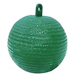 ハエ取りシート 球形 粘着シート 吊り下げ 8個セット 捕虫 防虫 ハエ 駆除 8cm 捕獲 ガーデニング 農園 栽培 家庭菜園 簡単取り付け 強力 防水 安全無毒 コナジラミ アザミウマ アブラムシ ハエ 蜂 蚊除け 室内外対応 省エネ 環境に優しい 野菜工場 果物農家 畜産農家 (グリーン)