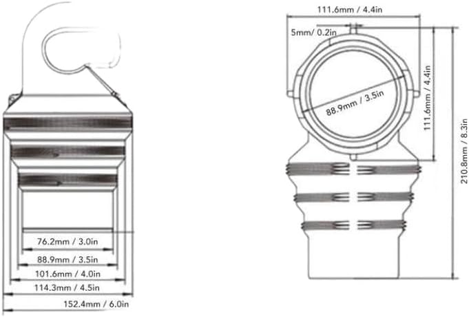 RV Sewer Hose Elbow With Lid 90 Degree Easy Installation Sewer Hose Connector Compatible With Yacht