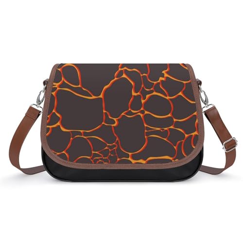 Crescent Stars Women's Purse Adjustable Shoulder Strap Crossbody Bag Magic Buckle Large-Capacity Handbag