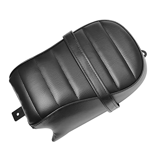 Selle passager arrière en cuir noir pour Harley Sportster Iron 883 XL883N