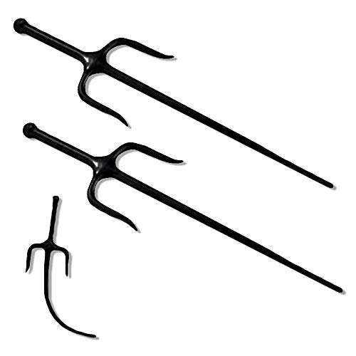 Playwell Arti Marziali Adulti Gomma Allenamento Sai (Sai) 13'