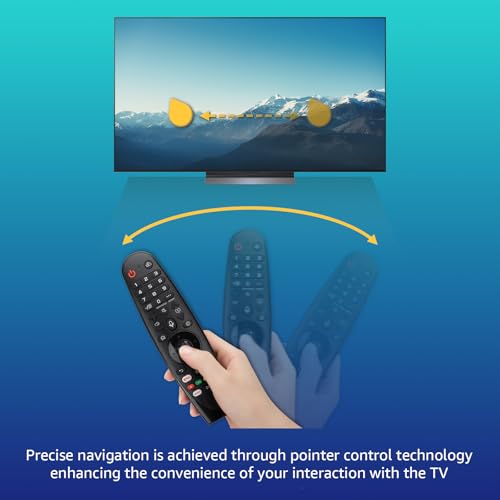 Voice Replacement Magic-Remote-Control for LG-Smart-TVs,for LG OLED UHD QNED NanoCell 4K 8K Models,for LG AN-MR20GA AN-MR19BA AKB75855501 Remote with Pointer,Voice Function