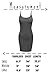 TOP LEGGING TL Women's Soft Cotton Basic Spaghetti Strap Seamless Active Cami Slip Dress White Small