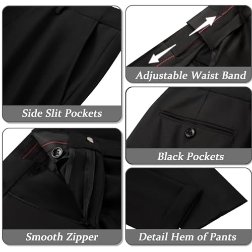 Mens Slim Fit Suits 3 Piece Wedding Suit Set One Button Party Prom Tuxedo Grooms Suit Jacket Blazer Pants Set3