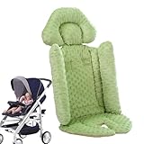 Kinderwageneinlage, Kinderwagen-Sitzeinlage, Sitzeinlage mit Kopf- und Körperstütze, Kinderwagen-Sitzkissen, Kinderwagen-Sitzkissen, atmungsaktive und weiche Kinderwagenmatte