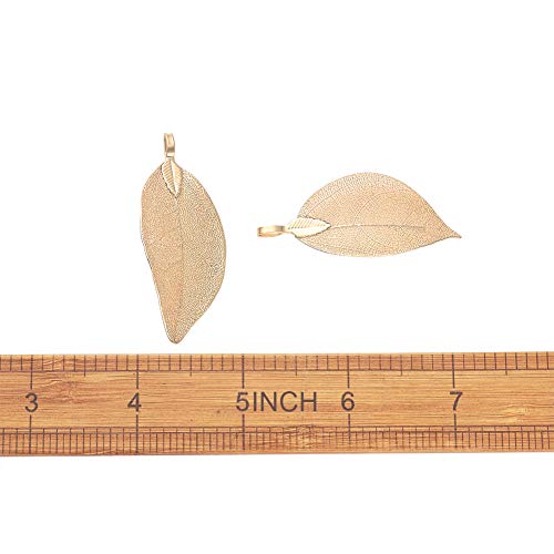 Breloque feuille style tibétain pour bijoux bohèmes d'été - 5