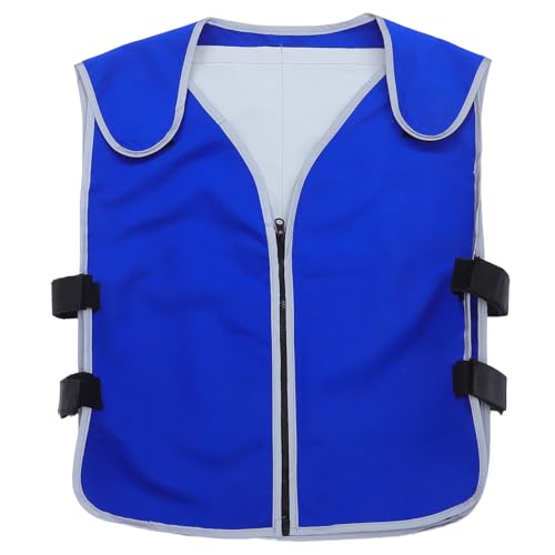 Gilet rafraîchissant léger Hohopeti bleu avec poche à glace amovible