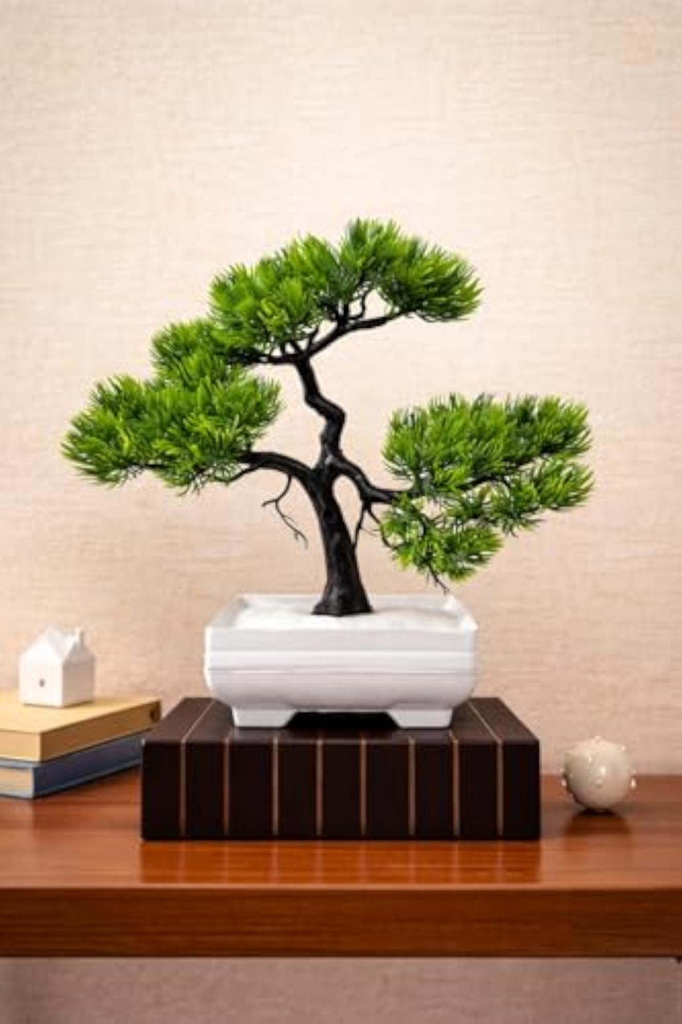 GREENORA Zen Scape Premium Artificial Bonsai Tree with Decorative Pot