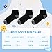 LITERRA Boys Socks 20 Pairs - Lightweight & Breathable Ankle Ankle Socks for Kids, Athletic School Sock for Boys Age 4-7