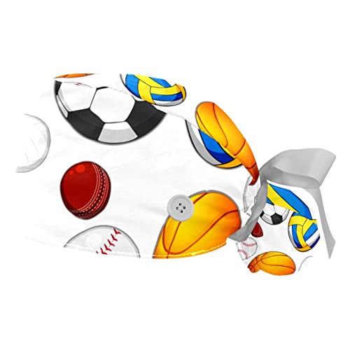 Chapeaux de travail sportifs ajustables lot de 2 avec bandeau