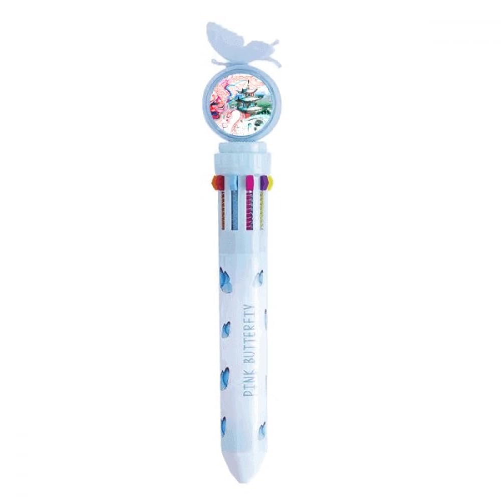 Stylo à bille rétractable multicolore Dragon Bridge pour vos cours