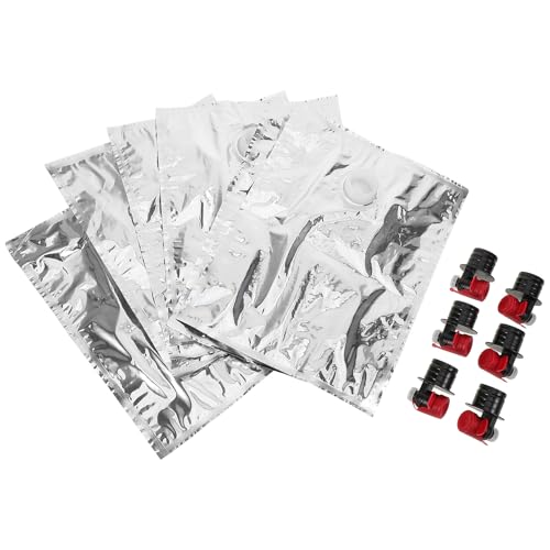 Bolsa para vino con boquilla y tecnología NY Vmpet PE de conservación, pack de 6 de 2l