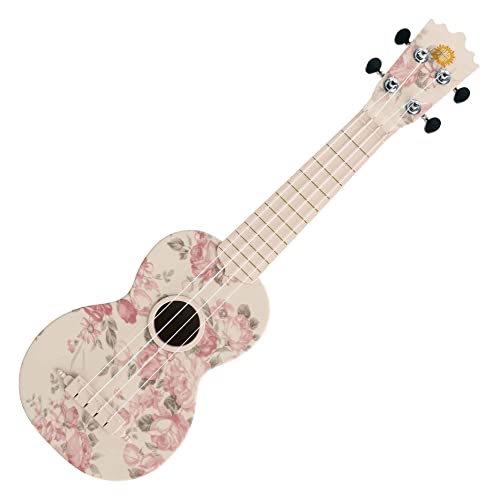 Classic Cantabile BeachBuddy Desert Rose Ukulélé Soprane ABS - Les Beatles, Paul McCartney, John Lennon, RIngo Starr, George Harrison Classic Cantabile BeachBuddy Desert Rose Ukulélé Soprane ABS – Image 3