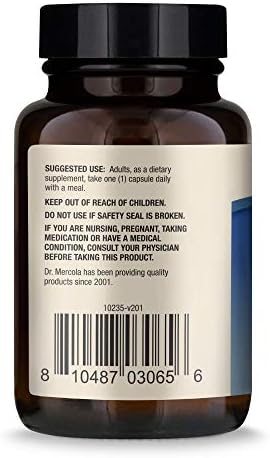 Dr. Mercola Zinc Plus Selenium Dietary Supplement, 30 Servings (30 Capsules), Supports Immune and Overall Health, Non GMO, Soy Free, Gluten Free
