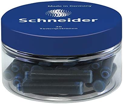 Schneider Fountain Pen Ink Cartridge, Blue, 30-Count (06703) image 4