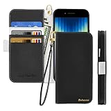 Multifunción: Esta funda de teléfono Incluye 3 bolsillos para sus tarjetas de identificación, y un bolsillo lateral para el dinero o tarjetas adicionales. liberar sus manos de traer bolso / cartera para la conveniencia on-the-go. El cordón para la muñeca permite un acceso rápido y fácil para usarlo en todas partes.