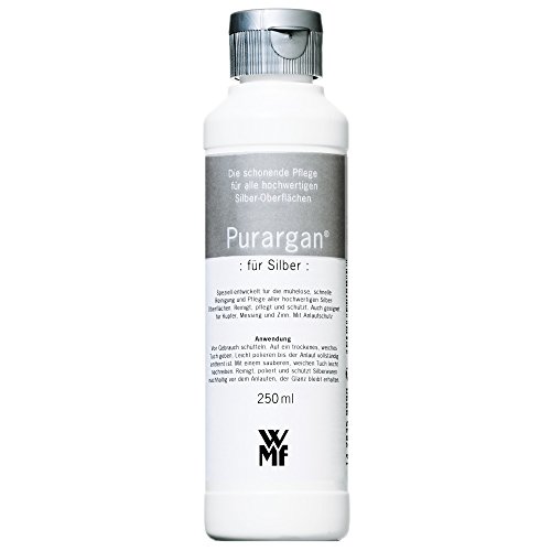 WMF Purargan, limpiador plata, producto de cuidado 250ml, crema de limpieza para superficies plateadas