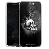 DeinDesign Coque en Silicone Compatible avec HTC One A9 Etui Silicone Coque Souple Gothique Crâne Têtes de Mort