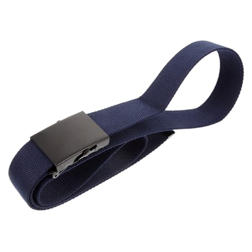 Hemoton Men Canvas Waist Belt Training Style and Comfortable for Daily Wear Suitable for Jeans and Formal Attire