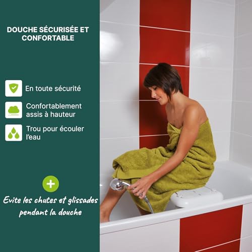 Planche de bain Java avec poignée antidérapante et porte-savon intégrés - 3