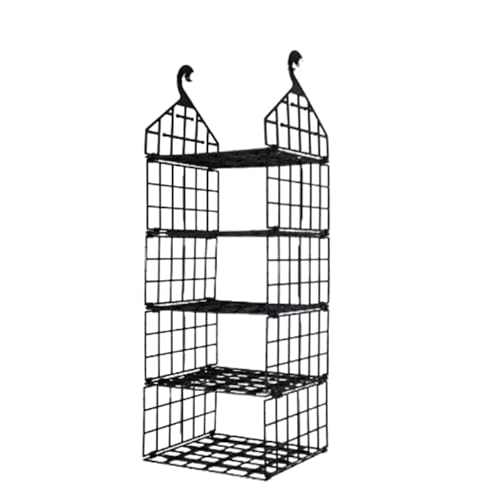 Organizador Suspenso Dobrável 5 Níveis Portátil Para Guarda Roupas Closet