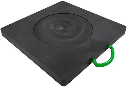 Miniatura 34 de Mytee Products Paquete de 4 almohadillas de refuerzo medianas de 24 x 24 pulgadas y 1.5 pulgadas, color negro para grúa, camión de auxilio, remolque