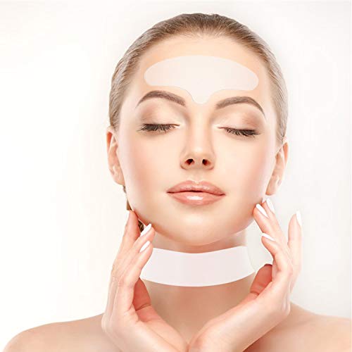 Andoer 5 PCS Reutilizável Anti Rugas Almofada Facial Silicone adesivo de remoção de Rugas Transparen