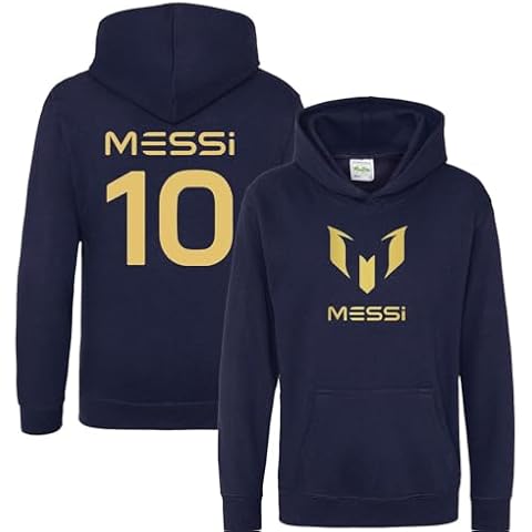 BlackMacaw Kids Messi Inspired Soccer Hoodie Cover