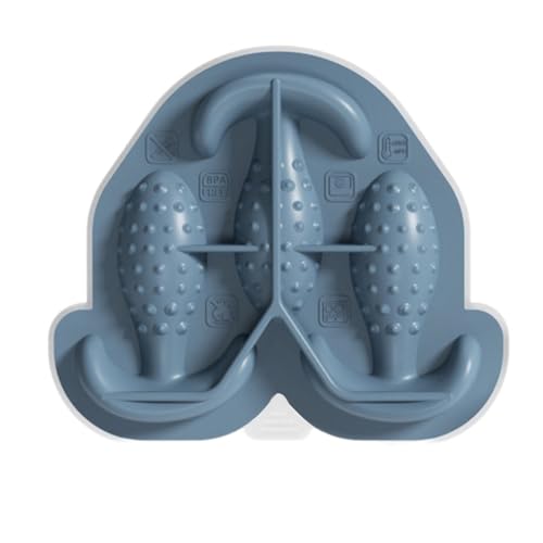 Molde de silicona para cubos de hielo color azul miniatura 3